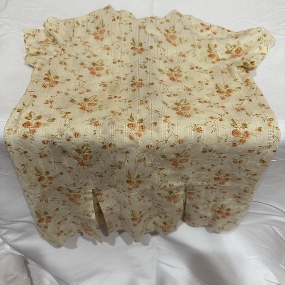 Vintage 70's Floral Pleated Dress